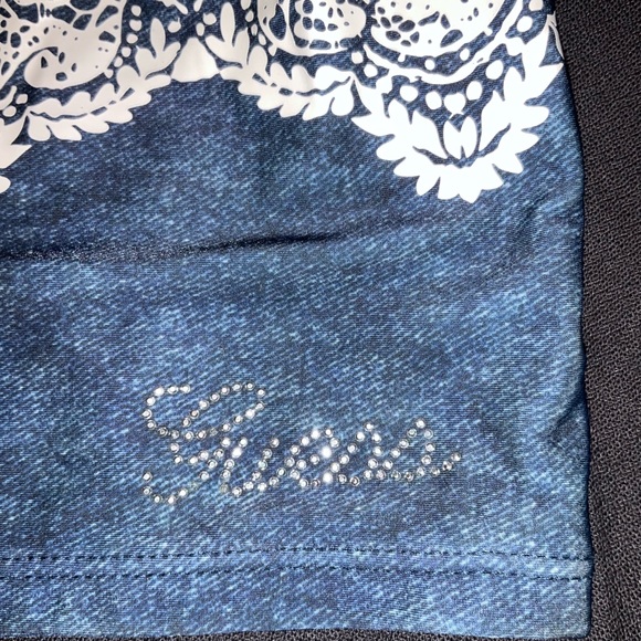 GUESS denim and lace look tankini - Picture 3 of 7